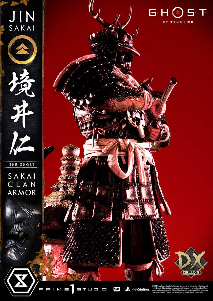 [Pre-Order] PRIME1 STUDIO - UPMGHOT-02DX: JIN SAKAI, THE GHOST - SAKAI CLAN ARMOR DELUXE VERSION (GHOST OF TSUSHIMA)