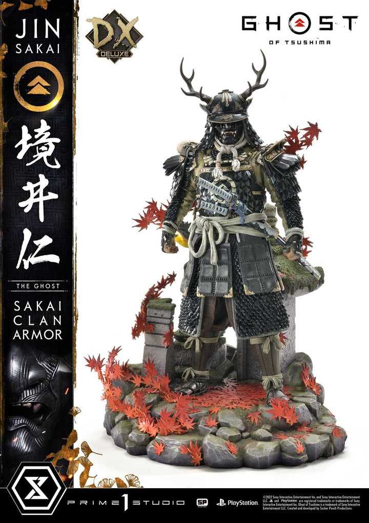 [Pre-Order] PRIME1 STUDIO - UPMGHOT-02DX: JIN SAKAI, THE GHOST - SAKAI CLAN ARMOR DELUXE VERSION (GHOST OF TSUSHIMA)