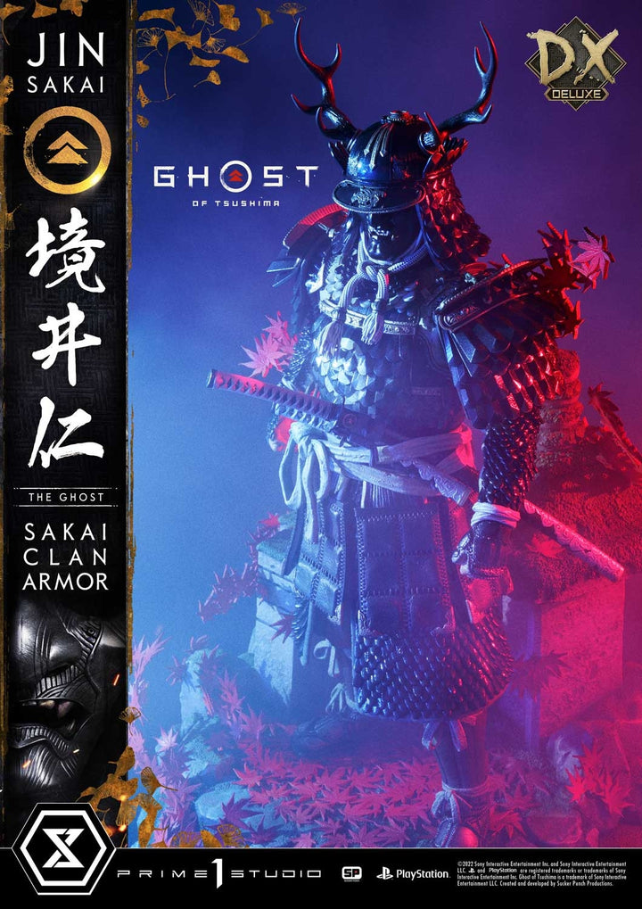 [Pre-Order] PRIME1 STUDIO - UPMGHOT-02DX: JIN SAKAI, THE GHOST - SAKAI CLAN ARMOR DELUXE VERSION (GHOST OF TSUSHIMA)