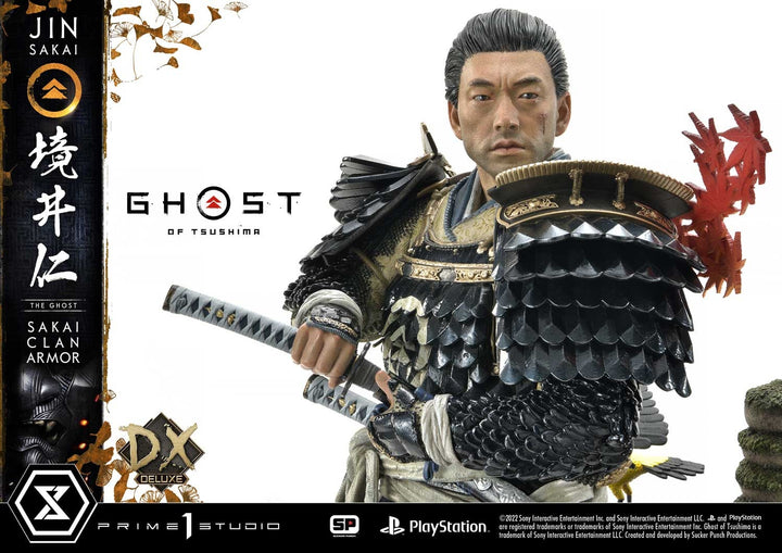 [Pre-Order] PRIME1 STUDIO - UPMGHOT-02DX: JIN SAKAI, THE GHOST - SAKAI CLAN ARMOR DELUXE VERSION (GHOST OF TSUSHIMA)