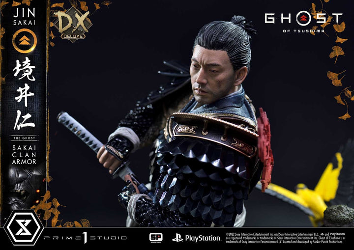 [Pre-Order] PRIME1 STUDIO - UPMGHOT-02DX: JIN SAKAI, THE GHOST - SAKAI CLAN ARMOR DELUXE VERSION (GHOST OF TSUSHIMA)