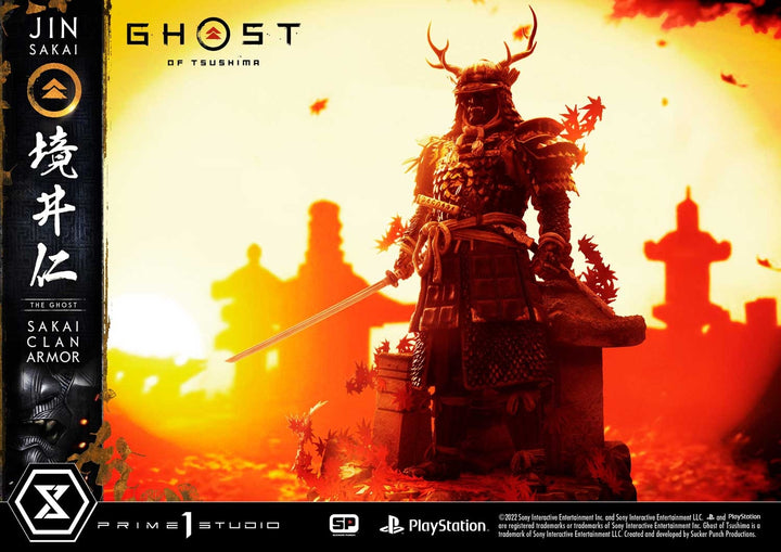 [Pre-Order] PRIME1 STUDIO - UPMGHOT-02DX: JIN SAKAI, THE GHOST - SAKAI CLAN ARMOR DELUXE VERSION (GHOST OF TSUSHIMA)