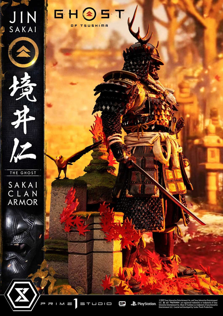 [Pre-Order] PRIME1 STUDIO - UPMGHOT-02DX: JIN SAKAI, THE GHOST - SAKAI CLAN ARMOR DELUXE VERSION (GHOST OF TSUSHIMA)