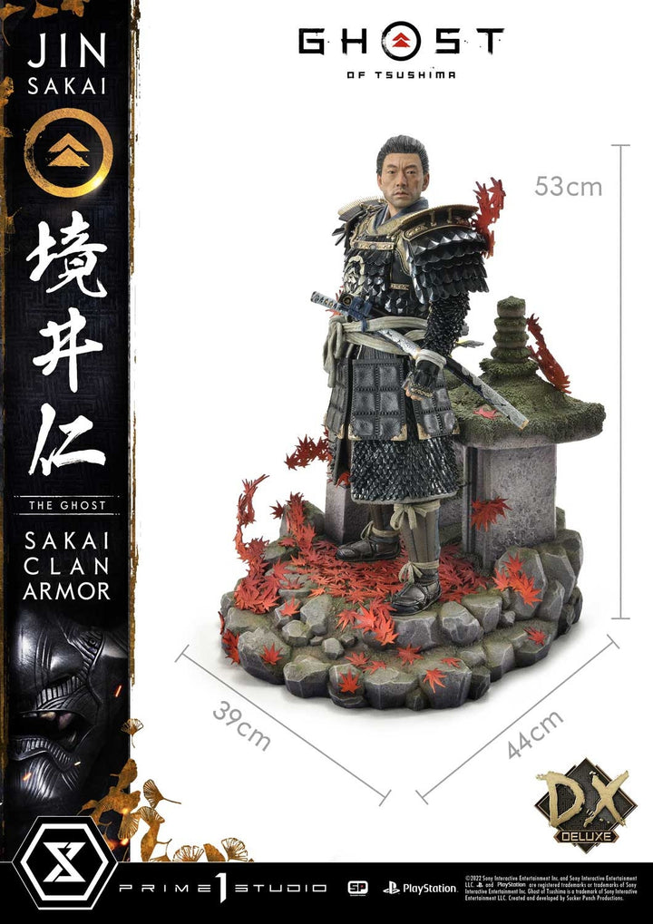 [Pre-Order] PRIME1 STUDIO - UPMGHOT-02DX: JIN SAKAI, THE GHOST - SAKAI CLAN ARMOR DELUXE VERSION (GHOST OF TSUSHIMA)