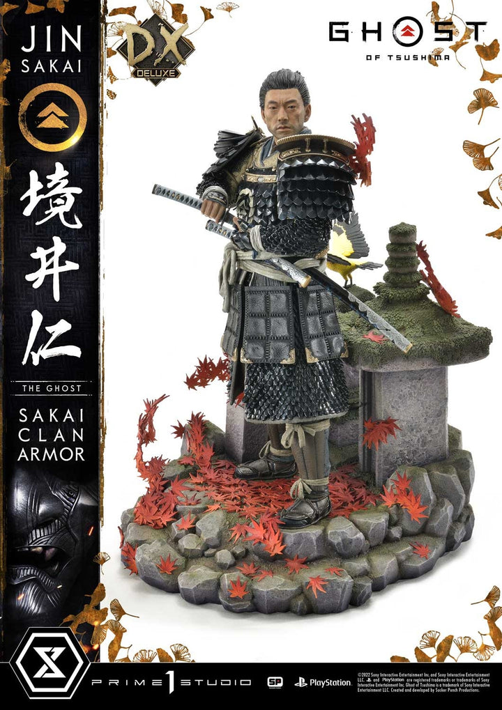 [Pre-Order] PRIME1 STUDIO - UPMGHOT-02DX: JIN SAKAI, THE GHOST - SAKAI CLAN ARMOR DELUXE VERSION (GHOST OF TSUSHIMA)