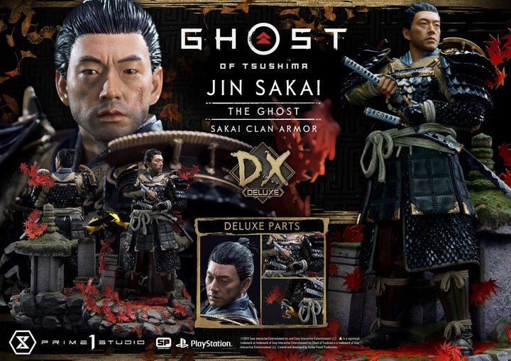 [Pre-Order] PRIME1 STUDIO - UPMGHOT-02DX: JIN SAKAI, THE GHOST - SAKAI CLAN ARMOR DELUXE VERSION (GHOST OF TSUSHIMA)