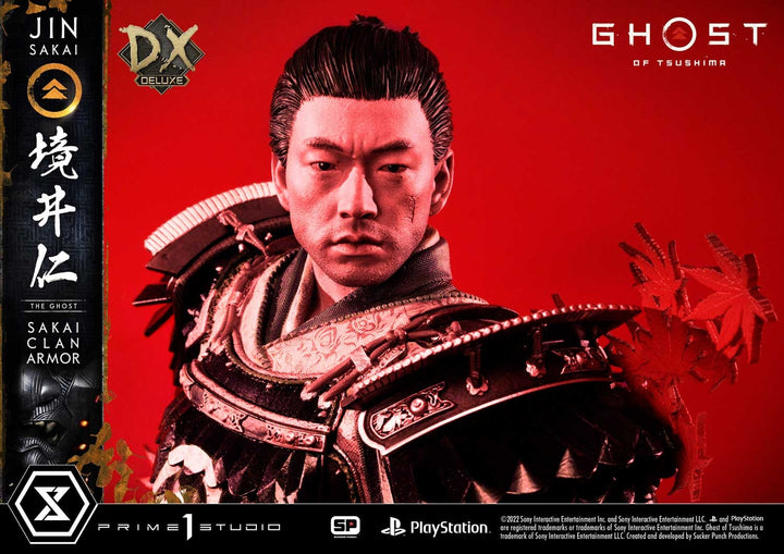 [Pre-Order] PRIME1 STUDIO - UPMGHOT-02DX: JIN SAKAI, THE GHOST - SAKAI CLAN ARMOR DELUXE VERSION (GHOST OF TSUSHIMA)