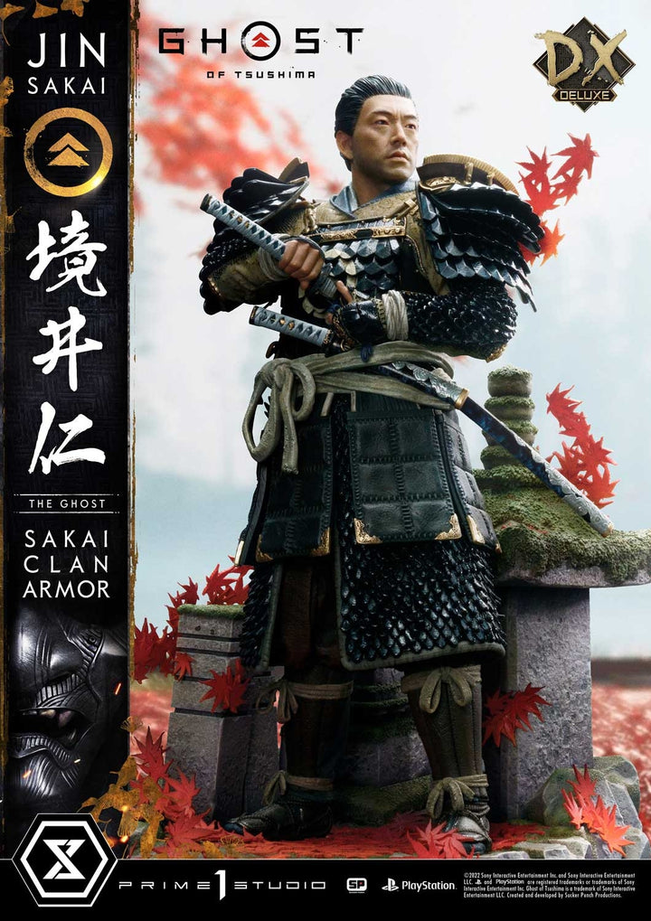 [Pre-Order] PRIME1 STUDIO - UPMGHOT-02DX: JIN SAKAI, THE GHOST - SAKAI CLAN ARMOR DELUXE VERSION (GHOST OF TSUSHIMA)