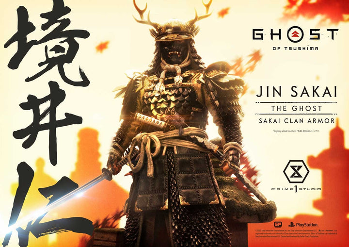 [Pre-Order] PRIME1 STUDIO - UPMGHOT-02DX: JIN SAKAI, THE GHOST - SAKAI CLAN ARMOR DELUXE VERSION (GHOST OF TSUSHIMA)