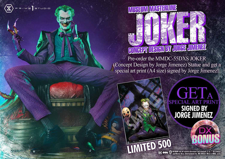 [Pre-Order] PRIME1 STUDIO - MMDC-55DX: THE JOKER DELUXE VERSION CONCEPT DESIGN BY JORGE JIMENEZ (DC COMICS)