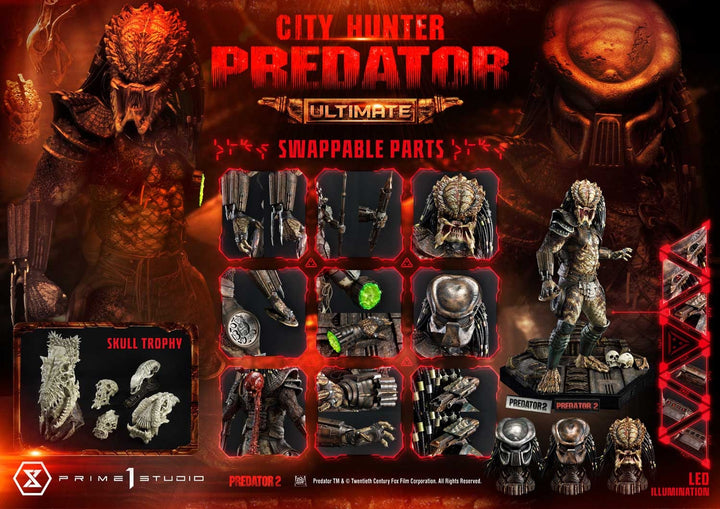 [Pre-Order] PRIME1 STUDIO - MMPR-02UTS: MUSEUM MASTER LINE PREDATOR 2 (FILM) CITY HUNTER PREDATOR ULTIMATE BONUS VERSION