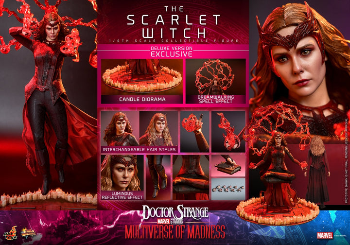 [Pre-Order] Hot Toys - MMS653 - Doctor Strange 2 - 1/6th scale The Scarlet Witch Collectible Figure (Deluxe Version)