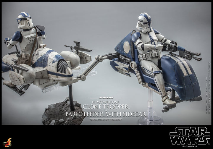 [Pre-Order] Hot Toys - TMS077 - SW: The Clone Wars - 1/6th scale Heavy Weapons Clone Trooper and BARC Speeder with Sidecar Set