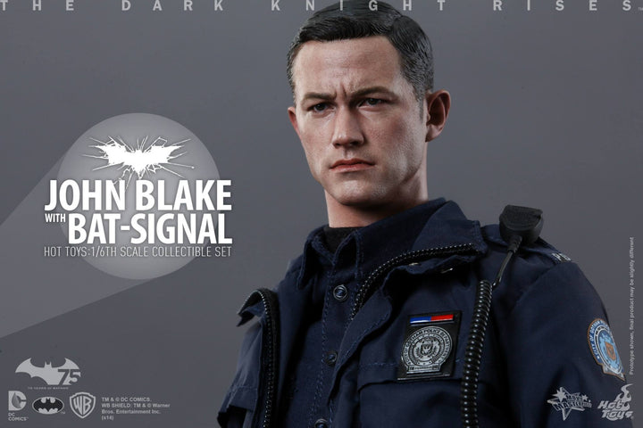 Hot Toys - The Dark Knight Rises -  John Blake with Bat-Signal Collectible Set 