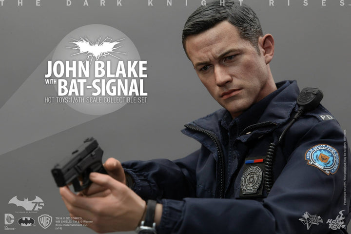 Hot Toys - The Dark Knight Rises -  John Blake with Bat-Signal Collectible Set 