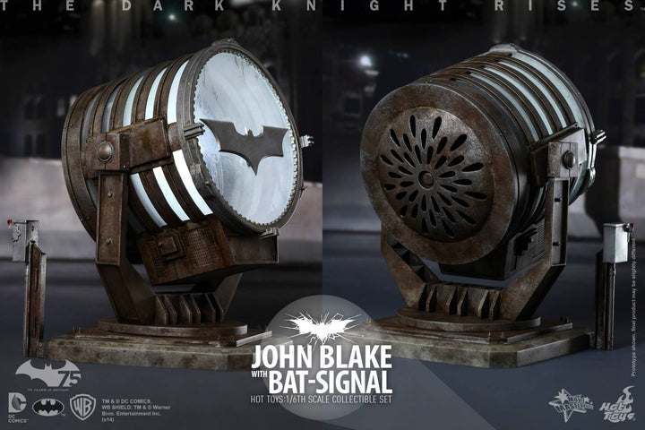 Hot Toys - The Dark Knight Rises -  John Blake with Bat-Signal Collectible Set 