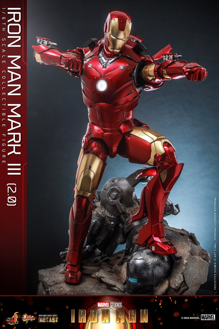 Hot Toys - MMS664D48 - Iron Man - 1/6th scale Iron Man Mark III (2.0) Collectible Figure