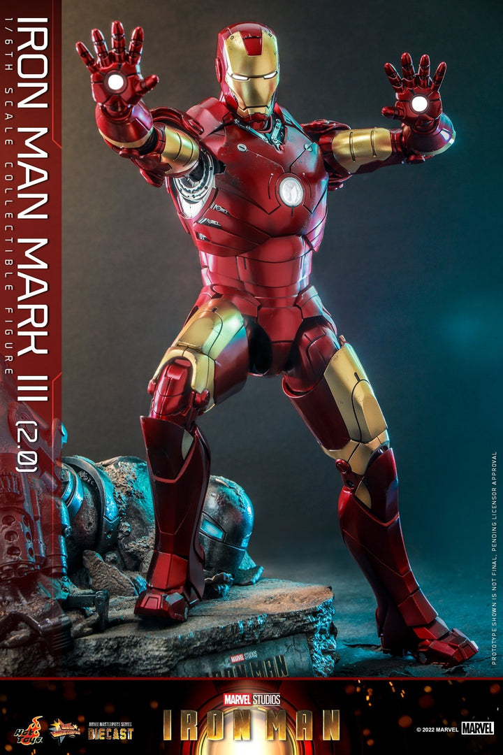 Hot Toys - MMS664D48 - Iron Man - 1/6th scale Iron Man Mark III (2.0) Collectible Figure