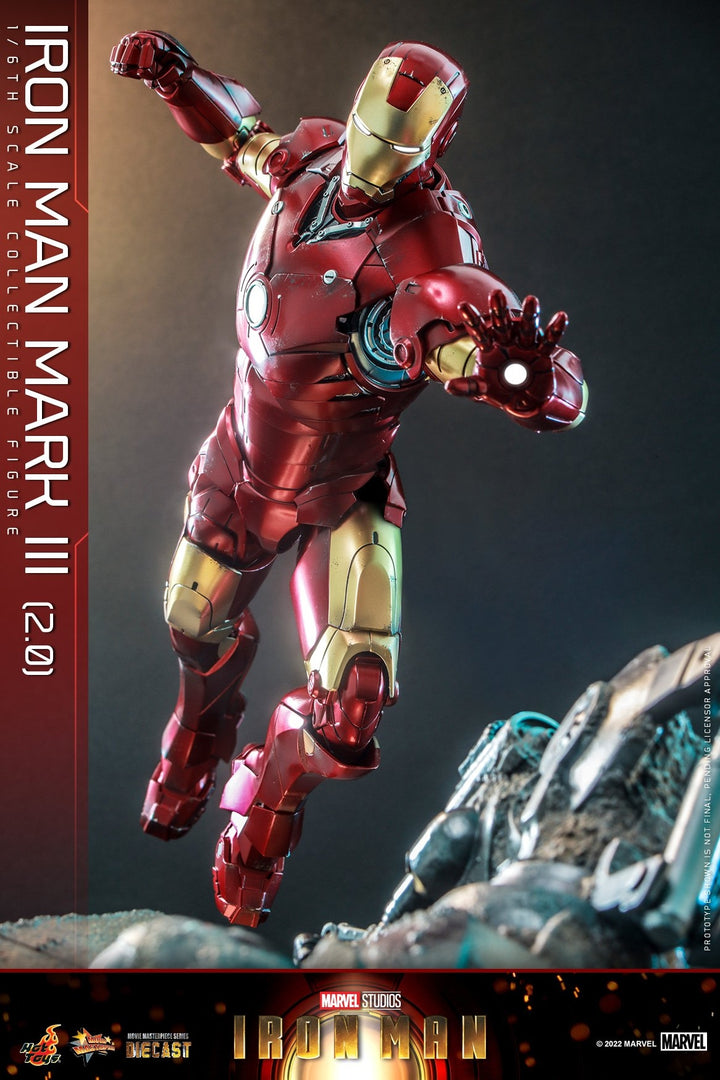 Hot Toys - MMS664D48 - Iron Man - 1/6th scale Iron Man Mark III (2.0) Collectible Figure