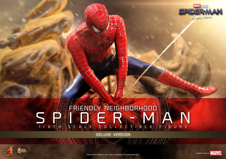 Hot Toys - MMS662 - Spider-Man: No Way Home - 1/6th scale Friendly Neighborhood Spider-Man Collectible Figure (Deluxe Version)