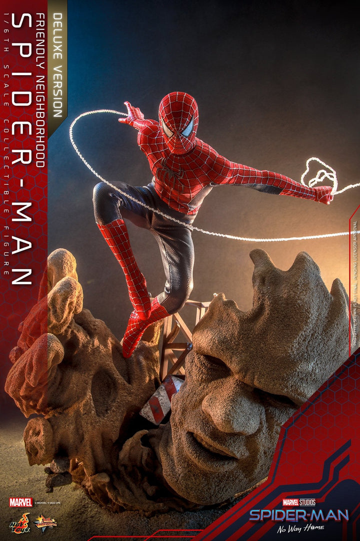 Hot Toys - MMS662 - Spider-Man: No Way Home - 1/6th scale Friendly Neighborhood Spider-Man Collectible Figure (Deluxe Version)