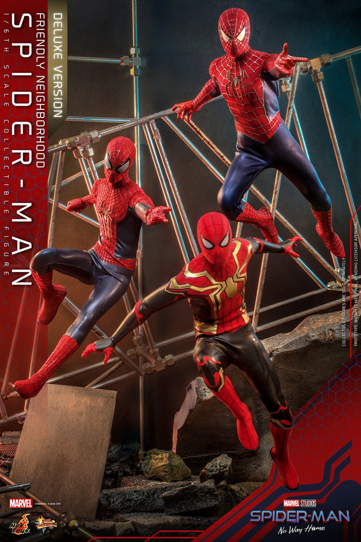 Hot Toys - MMS662 - Spider-Man: No Way Home - 1/6th scale Friendly Neighborhood Spider-Man Collectible Figure (Deluxe Version)