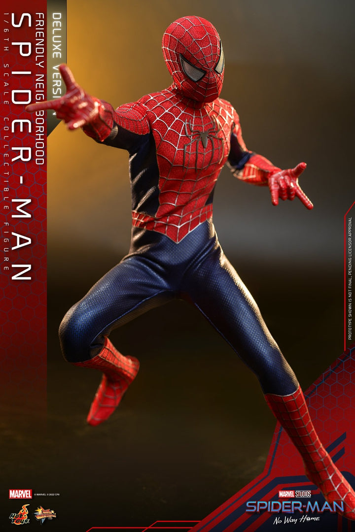 Hot Toys - MMS662 - Spider-Man: No Way Home - 1/6th scale Friendly Neighborhood Spider-Man Collectible Figure (Deluxe Version)