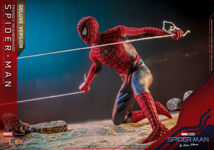 Hot Toys - MMS662 - Spider-Man: No Way Home - 1/6th scale Friendly Neighborhood Spider-Man Collectible Figure (Deluxe Version)