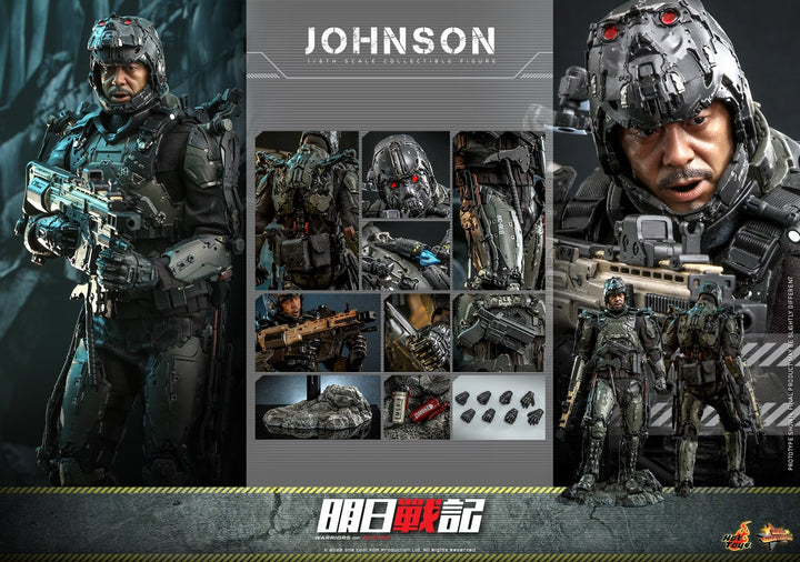 Hot Toys - MMS668 - Warriors of Future - 1/6th scale Johnson Collectible Figure