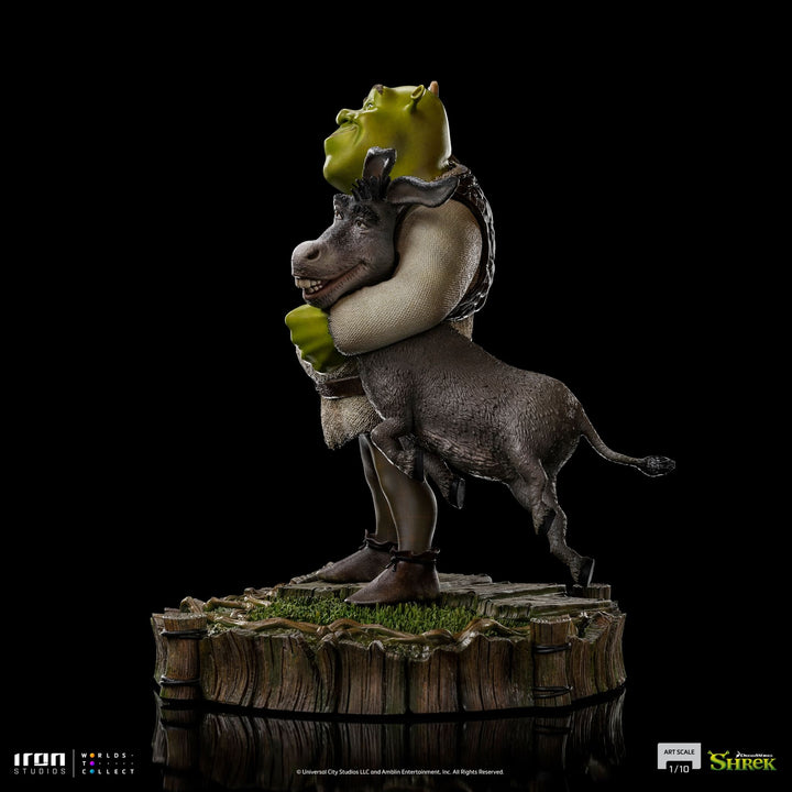 [Pre-Order] Iron Studios - Shrek, Donkey and The Gingerbread Man Deluxe - Shrek - Art Scale 1/10