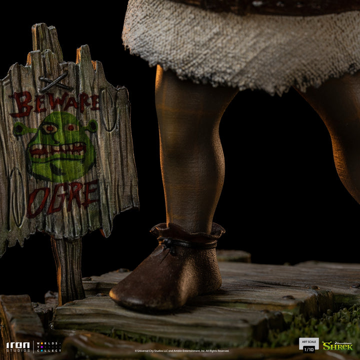 [Pre-Order] Iron Studios - Shrek, Donkey and The Gingerbread Man Deluxe - Shrek - Art Scale 1/10