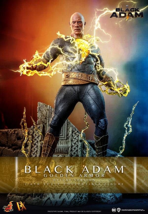 Hot Toys - DX31 - Black Adam - 1/6th scale Black Adam (Golden Armor) Collectible Figure (Deluxe Version)