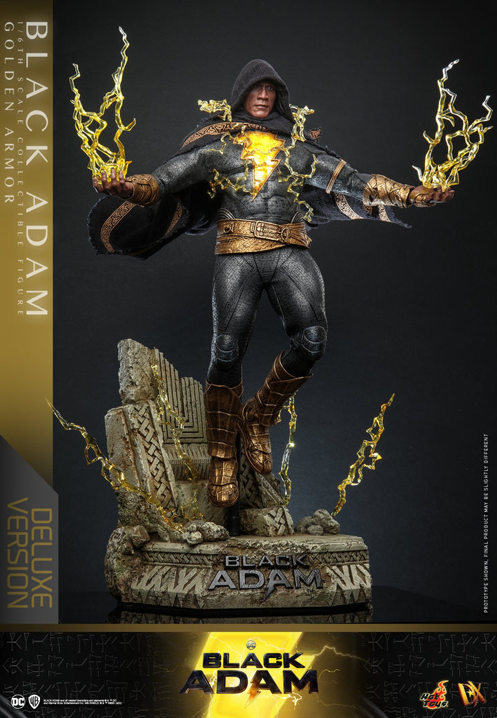 Hot Toys - DX31 - Black Adam - 1/6th scale Black Adam (Golden Armor) Collectible Figure (Deluxe Version)