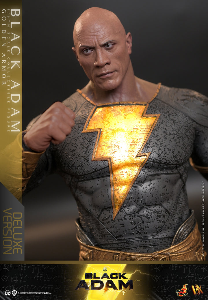 Hot Toys - DX31 - Black Adam - 1/6th scale Black Adam (Golden Armor) Collectible Figure (Deluxe Version)