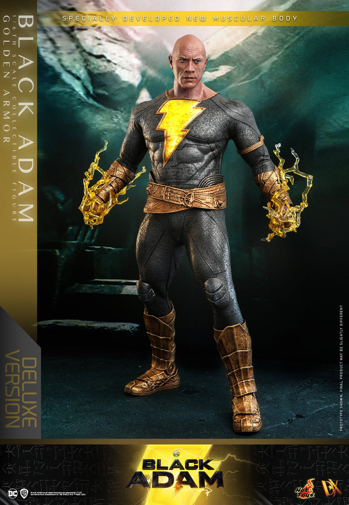 Hot Toys - DX31 - Black Adam - 1/6th scale Black Adam (Golden Armor) Collectible Figure (Deluxe Version)