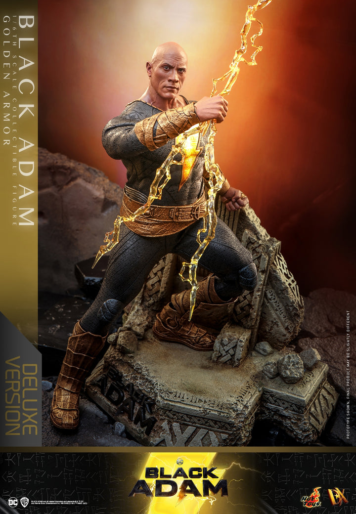 Hot Toys - DX31 - Black Adam - 1/6th scale Black Adam (Golden Armor) Collectible Figure (Deluxe Version)