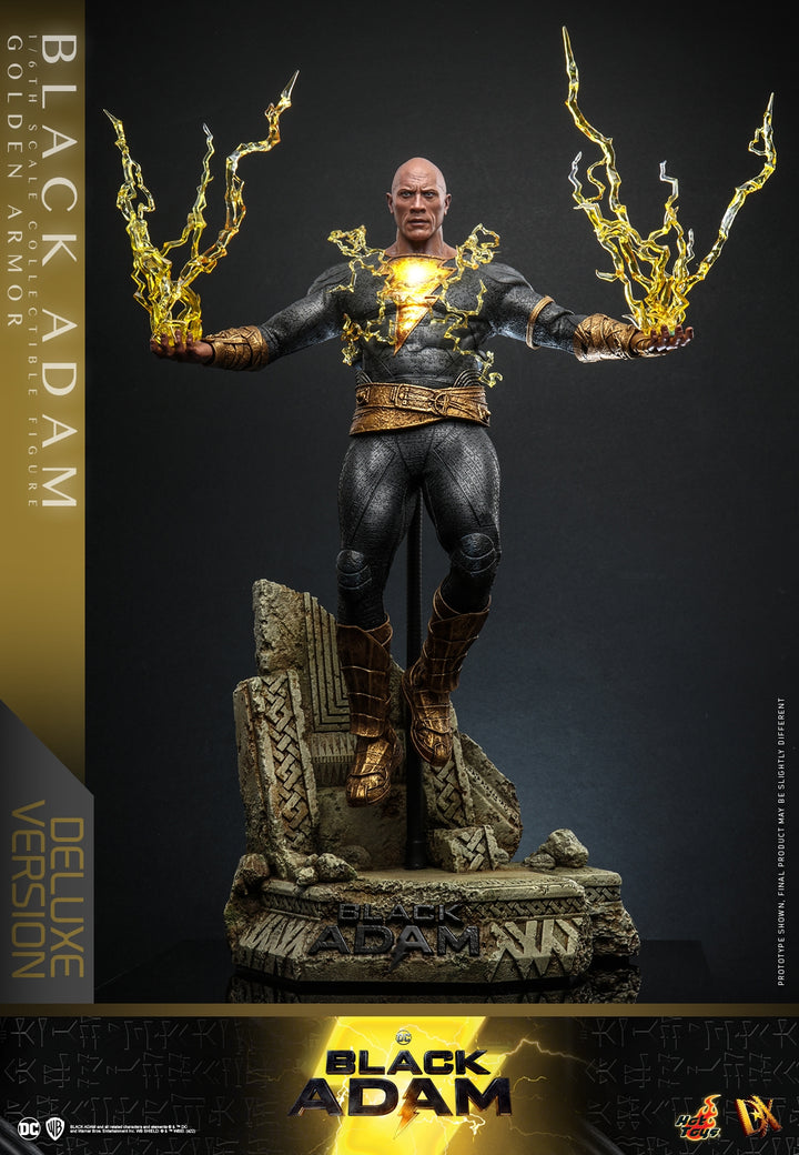 Hot Toys - DX31 - Black Adam - 1/6th scale Black Adam (Golden Armor) Collectible Figure (Deluxe Version)