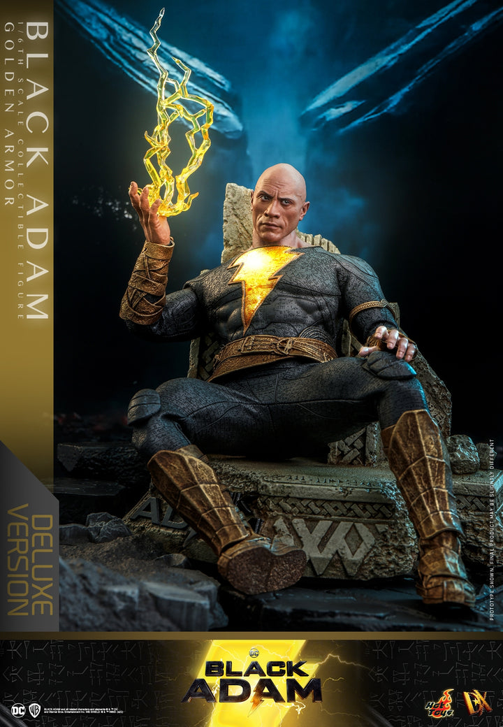 Hot Toys - DX31 - Black Adam - 1/6th scale Black Adam (Golden Armor) Collectible Figure (Deluxe Version)