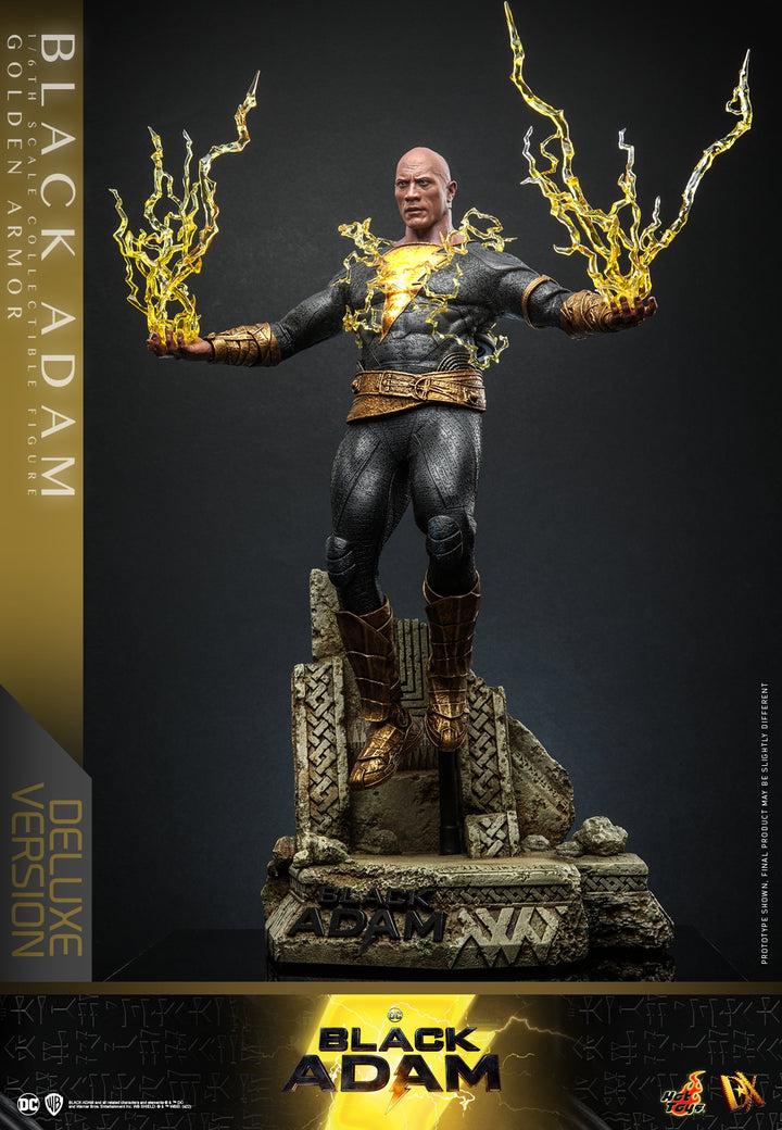 Hot Toys - DX31 - Black Adam - 1/6th scale Black Adam (Golden Armor) Collectible Figure (Deluxe Version)