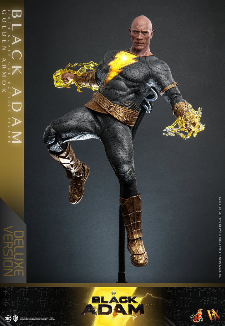 Hot Toys - DX31 - Black Adam - 1/6th scale Black Adam (Golden Armor) Collectible Figure (Deluxe Version)