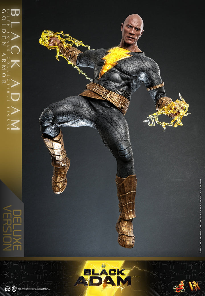 Hot Toys - DX31 - Black Adam - 1/6th scale Black Adam (Golden Armor) Collectible Figure (Deluxe Version)