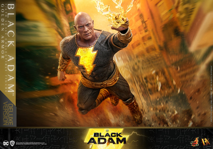 Hot Toys - DX31 - Black Adam - 1/6th scale Black Adam (Golden Armor) Collectible Figure (Deluxe Version)