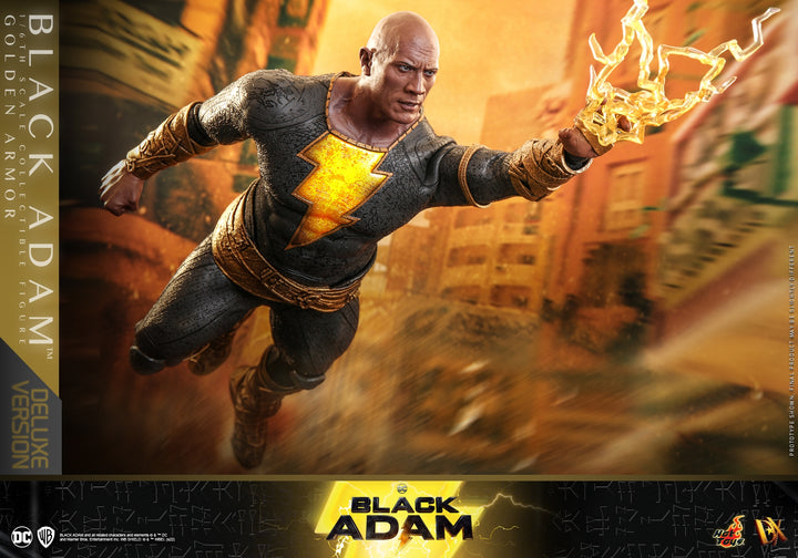 Hot Toys - DX31 - Black Adam - 1/6th scale Black Adam (Golden Armor) Collectible Figure (Deluxe Version)