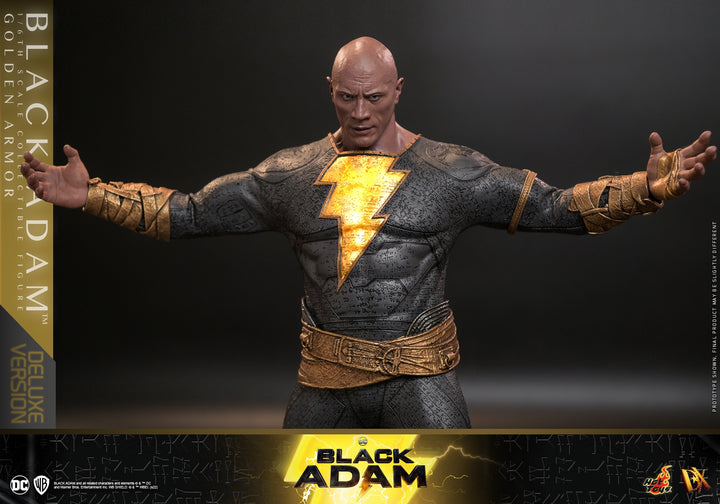 Hot Toys - DX31 - Black Adam - 1/6th scale Black Adam (Golden Armor) Collectible Figure (Deluxe Version)