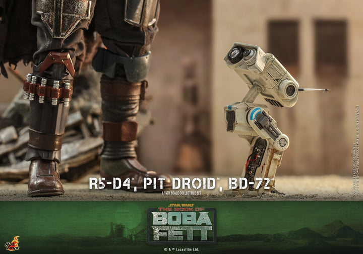 [Pre-Order] Hot Toys - TMS086 - The Book of Boba Fett - 1/6th scale R5-D4™, Pit Droid™, BD-72™ Set