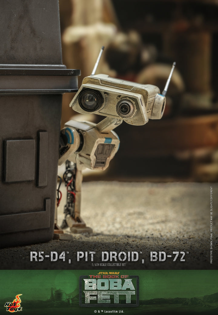 [Pre-Order] Hot Toys - TMS086 - The Book of Boba Fett - 1/6th scale R5-D4™, Pit Droid™, BD-72™ Set