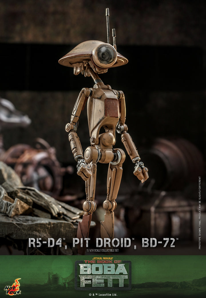 [Pre-Order] Hot Toys - TMS086 - The Book of Boba Fett - 1/6th scale R5-D4™, Pit Droid™, BD-72™ Set