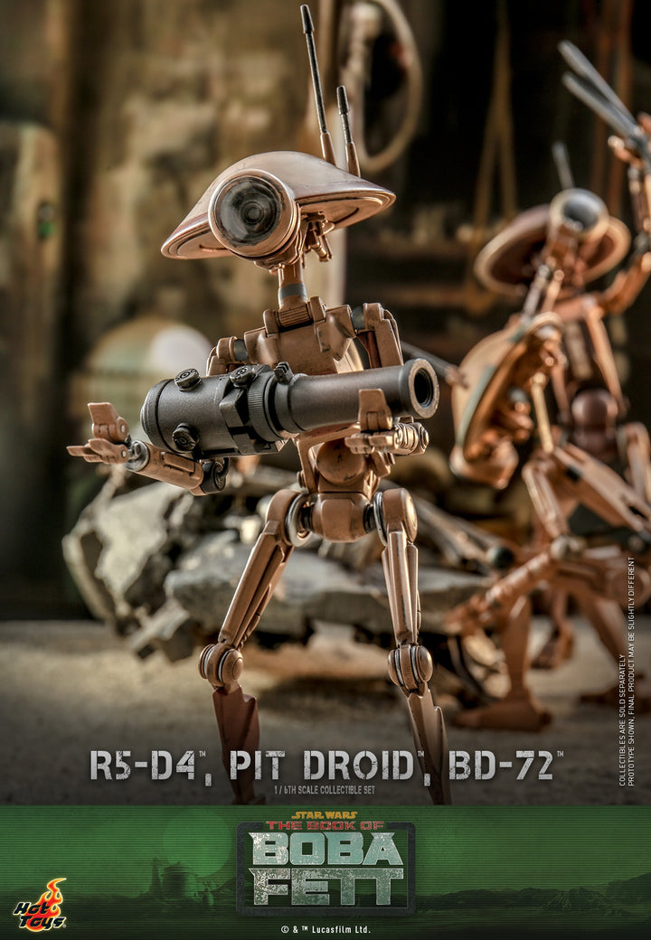 [Pre-Order] Hot Toys - TMS086 - The Book of Boba Fett - 1/6th scale R5-D4™, Pit Droid™, BD-72™ Set