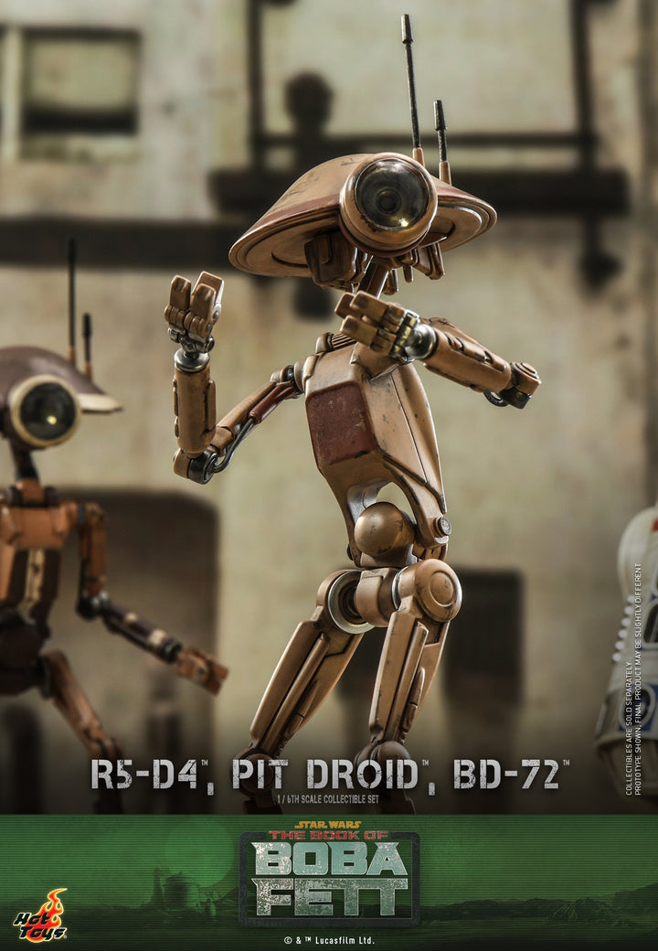 [Pre-Order] Hot Toys - TMS086 - The Book of Boba Fett - 1/6th scale R5-D4™, Pit Droid™, BD-72™ Set