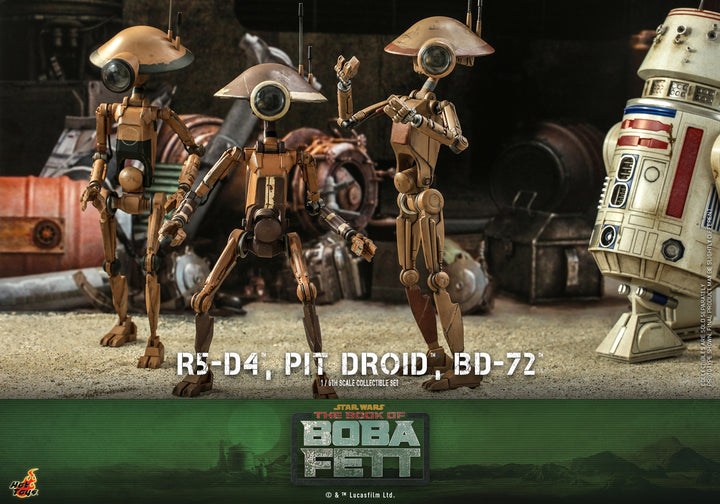 [Pre-Order] Hot Toys - TMS086 - The Book of Boba Fett - 1/6th scale R5-D4™, Pit Droid™, BD-72™ Set